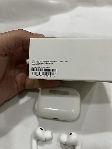 Мобильные телефоны и аксессуары: Беспроводные вакуумные наушники, Apple, Airpods Pro 3, Б/у — 4