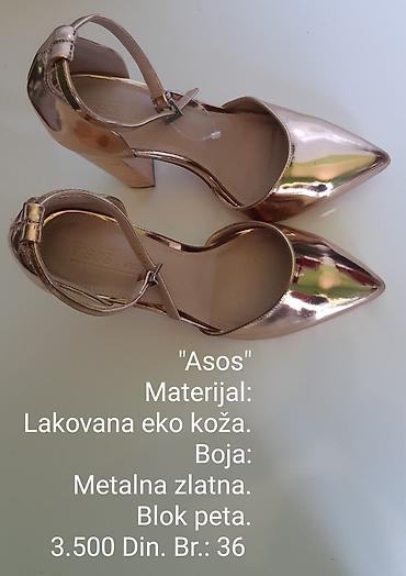 Salonke: ASOS ženske cipele sa kaišićem oko članka. - Materijal: lakovana eko — 3