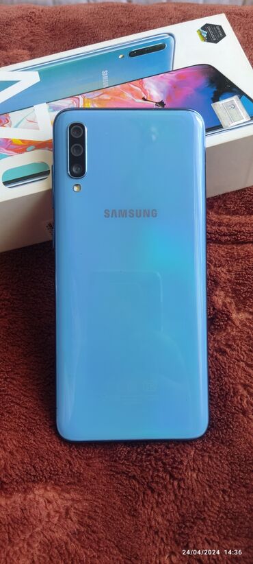 kontakt home samsung a70: Samsung A70, 128 GB, rəng - Mavi, Zəmanət