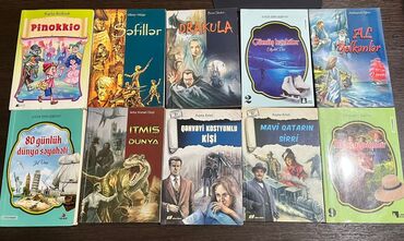 Художественная литература: Klassik əsərlər toplusu – 10 kitab Daxildir: - Karlo Kollodi –