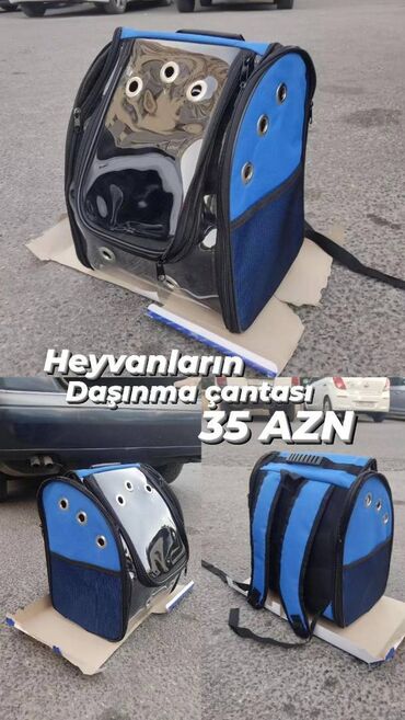 heyvan cantasi: 35 AZN Heyvanların daşınma çantası satılır. * təzədir. * pişik, it və