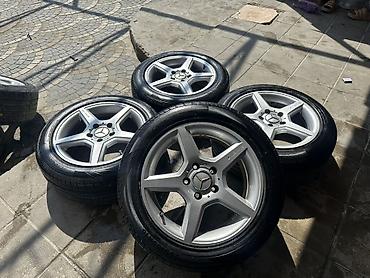 r16 mersedes: Mercedes-Benz AMG tərzli 5 şüalı yüngül lehimli disk və (4 ədəd) R16 — 4