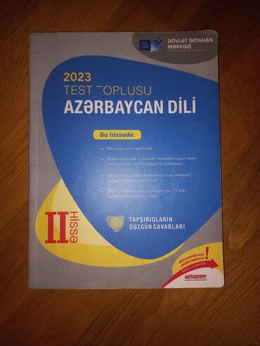 az dili test toplusu 1 ci hisse cavablar: Az dili Test toplusu 2ci hisse