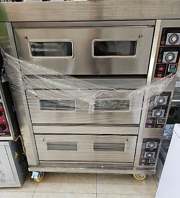 lahmacun sobası: Elektrik soba, Şirniyyat üçün, Pizza, Çörək, 3 mərtəbəli, Yeni — 2