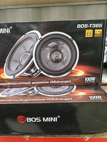 Динамики для авто: BOS MINI BOS-T365 — 6.5" среднечастотные динамики (Midrange) для — 3