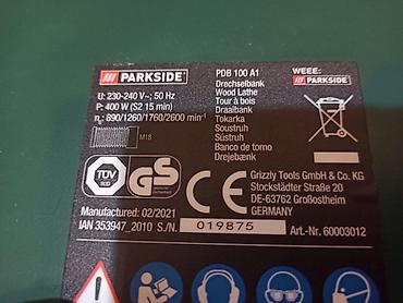 geoloski cekic: Strug za drvo PARKSIDE u odličnom stanju, tako reći nov, mali tragovi — 9
