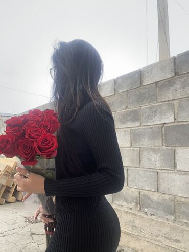 летнее платье в пол большого размера: Күнүмдүк көйнөк, Күз-жаз, L (EU 40)