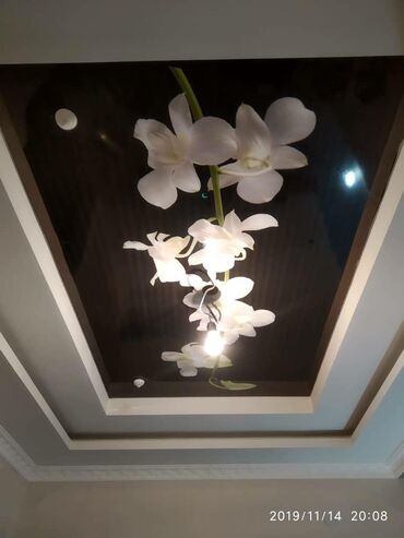 Натяжной потолок: Натяжной потолок Глянцевое, Матовое Гарантия — 8