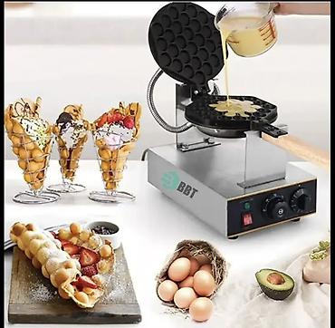 Электрическая вафельница для гонконгских вафель (bubble/egg waffle) -