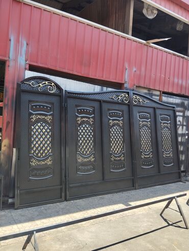 Откатные ворота: Ворота Бишкек принимаем заказы+ доставка и установка — 13