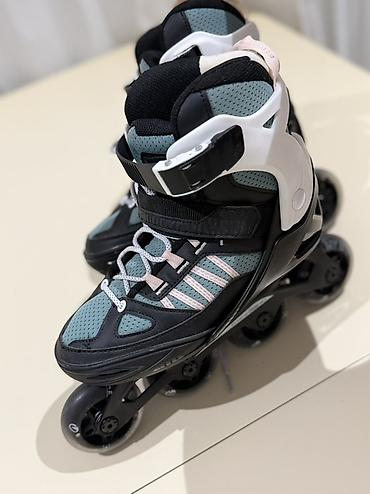 İdman və istirahət: Роликовые коньки Decathlon Oxelo Fit Junior (Раздвижные 35-38) • — 1