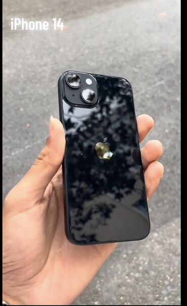 ayfon 4 s: IPhone 14, 128 GB, Jet Black, Barmaq izi, Face ID