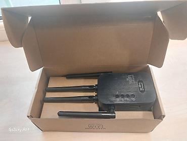 sunursuz wifi: Güclü Wi‑Fi siqnal gücləndirici (WiFi Repeater) Xüsusiyyətlər: - 2.4 — 2