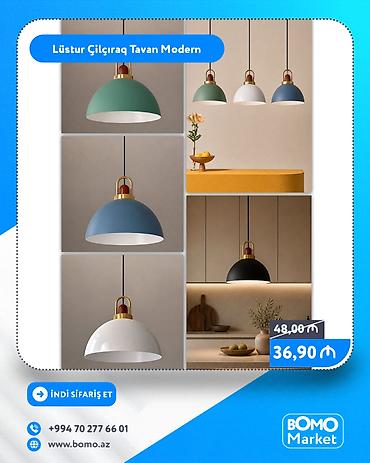 İşıqlandırma: Çılçıraq, 1 lampa, Metal — 1
