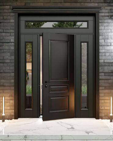 Giriş qapıları: Məhsul: Dəmir giriş qapıları (klassik dizayn) - Material: qalın — 24