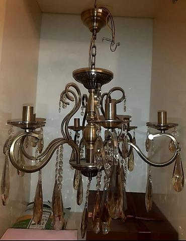 lüstur satışı: Çılçıraq, 5 lampa, Metal — 1
