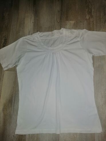 zenske majice: L (EU 40), Pamuk, bоја - Bela