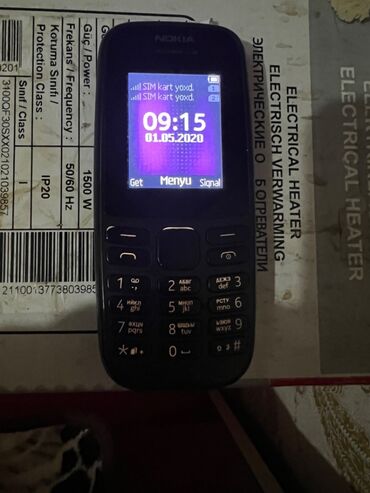 nokia 3110 classic: Nokia 105 4G, rəng - Qara, Düyməli
