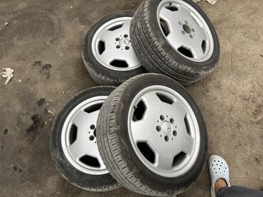 шины бишкек бу: Колеса в сборе 235 / 45 / R 17, Лето, Б/у, Комплект, Легковые, Литые, отверстий - 5