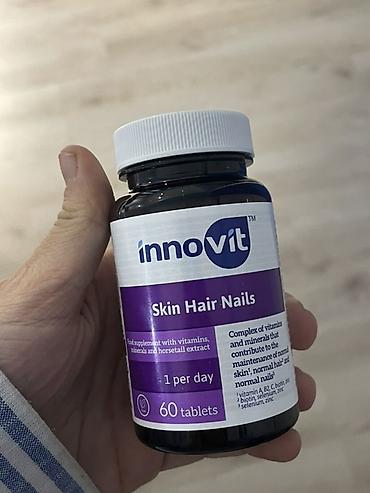 biotin: Innovit Skin Hair Nails – vitamin-mineral kompleksi Ümumi 60 tablet — 2