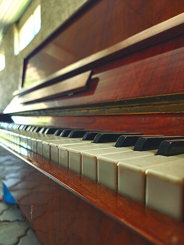 Пианино: В хорошем состоянии. Нужна настройка, и пару клавиш зависает. Торг — 7
