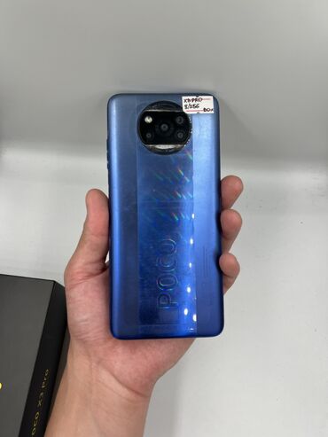 пиксель телефон: Poco X3 Pro, Б/у, 256 ГБ, цвет - Синий, 2 SIM