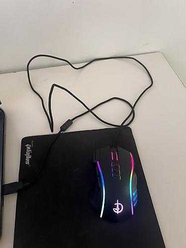 Игровая проводная мышь с RGB‑подсветкой - Эргономичная форма для