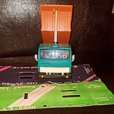 Avtomobil modelləri: Kolleksiya üçün SSRİ istehsalı miqyaslı model – KamAZ-5320 dumpper — 6