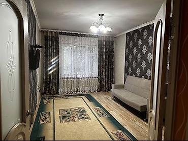 105: 2 комнаты, Асанбай мкр Агентство недвижимости, Без подселения, от 6 месяцев, С мебелью полностью — 3