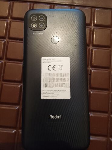 xiaomi telefonları: Xiaomi Redmi 9C, 128 GB, rəng - Qara, 
 Barmaq izi
