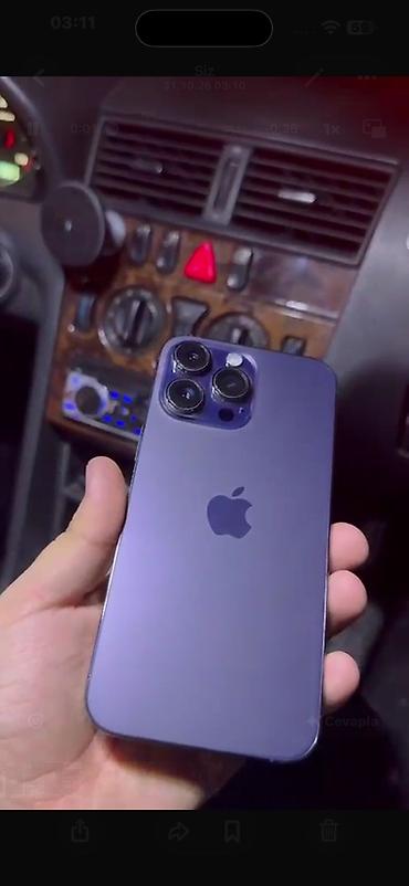 ikinci əl iphone: IPhone 14 Pro Max, 256 GB, Deep Purple, Face ID — 4
