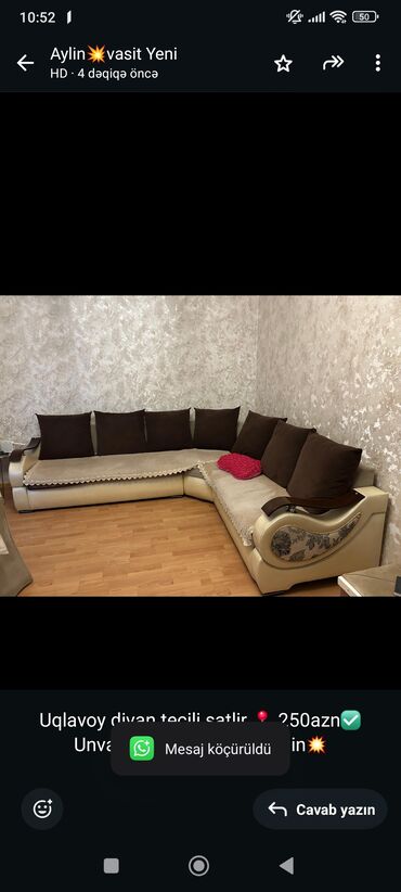 Dərin dondurucular: Künc divan, İşlənmiş, Çatdırılma yoxdur