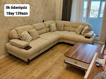 Divanlar: Künc divan kolleksiyası - Müasir dizaynlı L-şəkilli künc divanlar - — 30