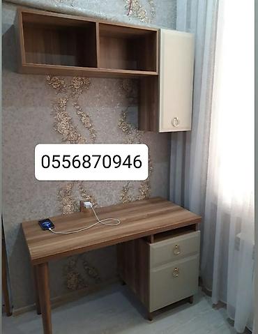 Uşaq masaları: Oğlan və qız üçün, Yeni, Siyirməsiz, Yazı masası, Stulsuz — 3