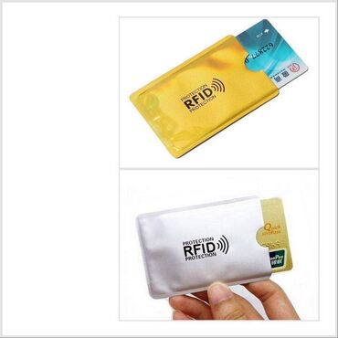 Защитные пленки и стекла: Защитный чехол для банковских карт, алюминиевый, с RFID -блокировкой