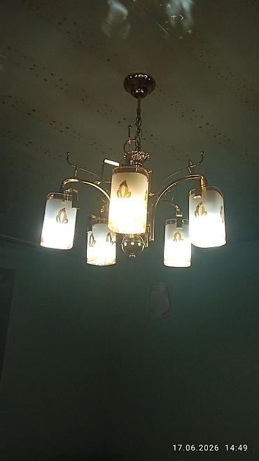 smart light: Люстра потолочная, 5 плафонов - Классический подвес на цепи, арматура — 1