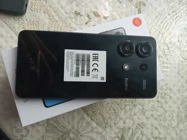 ucuz telefon satisi: Xiaomi Redmi Note 13, 256 ГБ, цвет - Черный, 
 Сенсорный