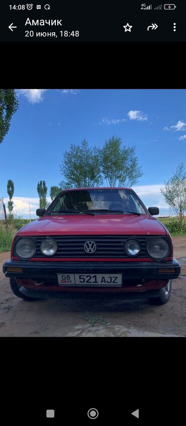 карнивал машина: Volkswagen Golf: 1991 г., 1.3 л, Механика, Бензин, Хетчбек