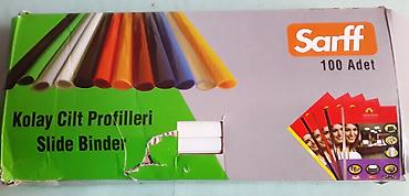 Format A3 və A4 vərəqləri cildləmək üçün plastik künclüklər satılır. 1 lalafo.az -da Format A3 və A4 vərəqləri cildləmək üçün plastik künclüklər satılır. 1