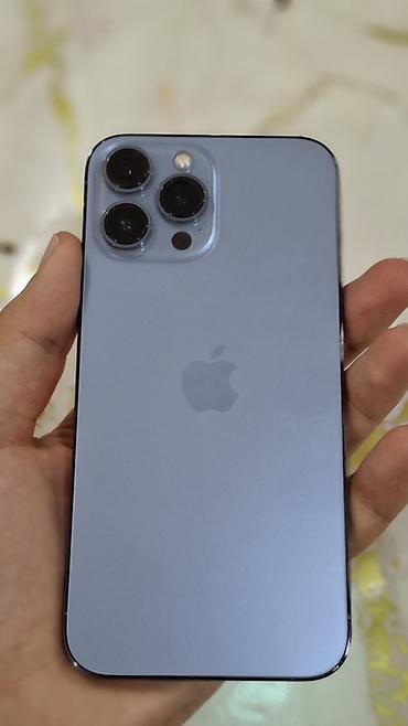 iphone 14 pro max silver: IPhone 13 Pro Max, 256 GB, Sierra Blue, Face ID, Simsiz şarj — 1