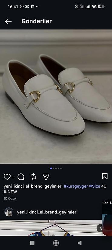 kurtla: Kurt Geiger London qadın loaferləri - Rəng: ağ - Model: klassik — 3