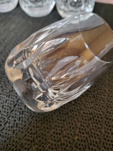 Čaše: Casice kristal nove za zestoko pice iz 70,80ih. Casice,sve na njima — 10