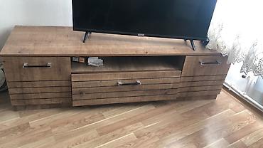 gen: TV stendi / media konsol - Material: taxta teksturalı laminat (isti — 1