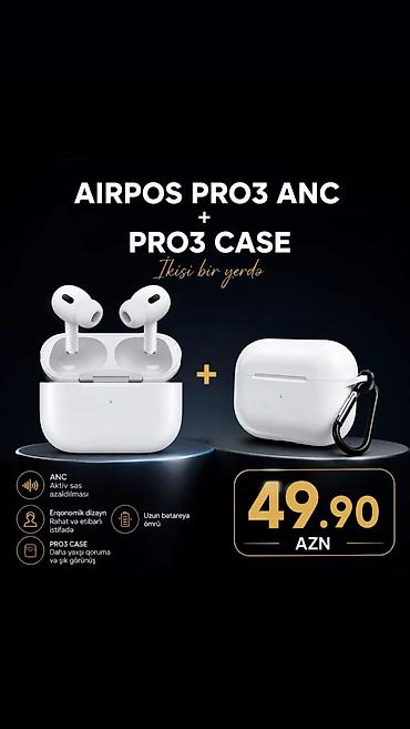 Airpos Pro3 ANC + Pro3 Case dəsti - Aktiv Səs Azaldılması (ANC)