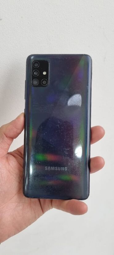 Samsung: Samsung A51, 128 GB, rəng - Qara, İki sim kartlı