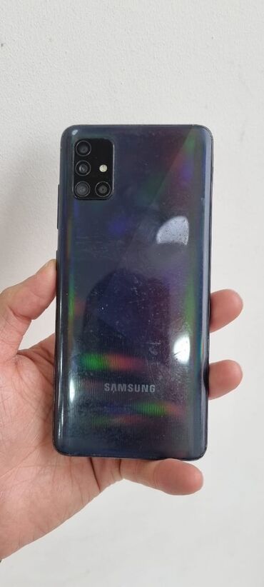 samsung galaxy 10 1: Samsung A51, 128 GB, rəng - Qara, İki sim kartlı