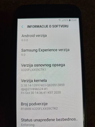 Samsung: Samsung Galaxy A3 2017, 16 GB, bоја - Crna, Otisak prsta — 10