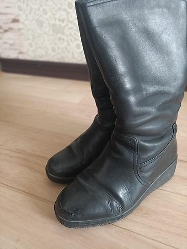 Ботинки и ботильоны: Женская обувь — два варианта. 1) Черные демисезонные полусапоги на — 8