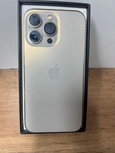 i3 4150: IPhone 13 Pro, Б/у, 128 ГБ, Золотой, Коробка