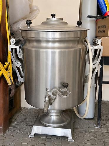 Самовары: Sənaye tipli samovar/qaynar su qızdırıcısı - Material: paslanmayan — 1